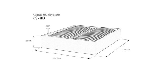 Korpus Box KS-RB z pojemnikiem otwieranie boczne