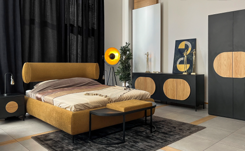 Łóżko tapicerowane Ovalo New Elegance