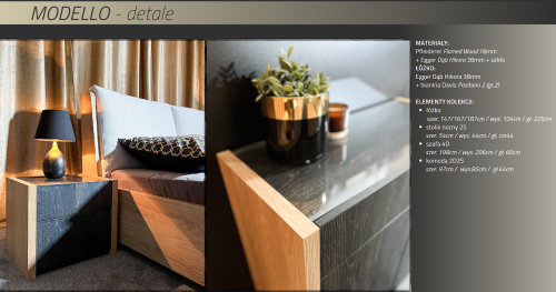 Łóżko do sypialni Modello 2.0