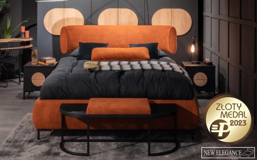 Łóżko tapicerowane Ovalo New Elegance