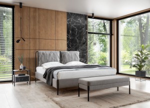 Łóżko tapicerowane Marmi