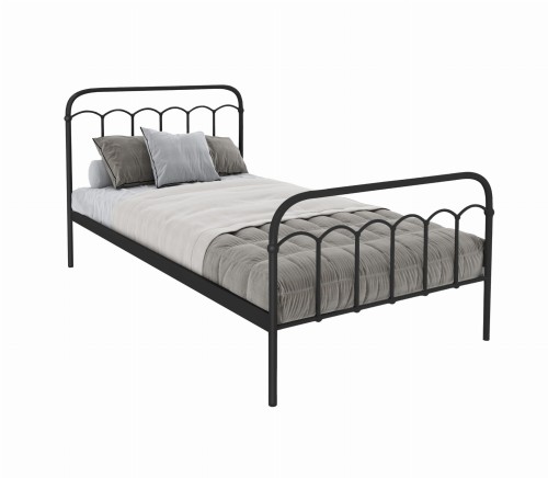 Łóżko młodzieżowe Merina metalowe ze stelażem