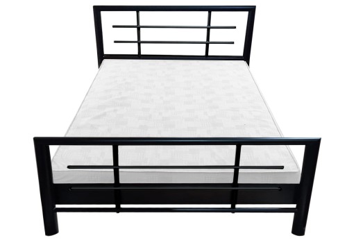 Łóżko metalowe Mira ze stelażem