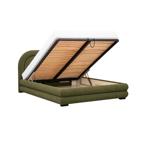 Łóżko tapicerowane Nello z pojemnikiem lub bez