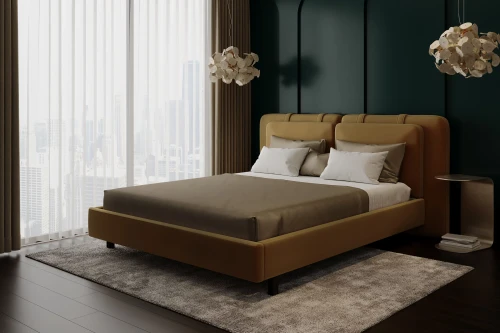 Łóżko tapicerowane 81258