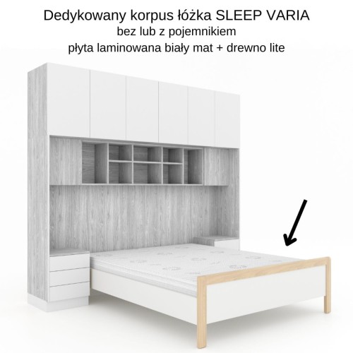 System mebli Sleep Varia ze stolikami nocnymi (fronty matowe)