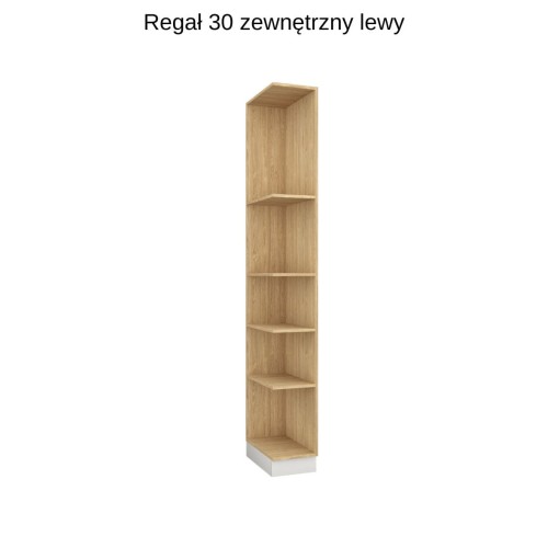 System mebli Sleep Varia fronty biały połysk zabudowa sypialni