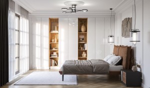 System szaf i regałów Sleep Varia fronty mat - zabudowa do sypialni