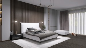 Łóżko Simone One tapicerowane wersja Light z pojemnikiem lub bez