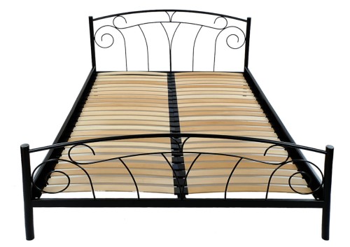 Łóżko metalowe Wanda ze stelażem