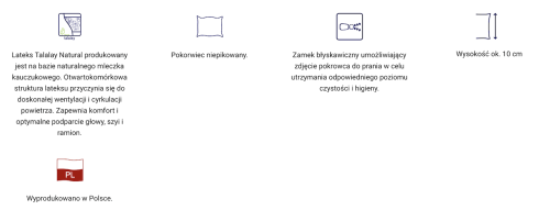 Poduszka Podróżna Talalay