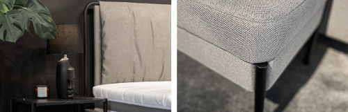 Łóżko tapicerowane Marmi