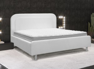 Łóżko Gulio tapicerowane wersja Light z pojemnikiem lub bez