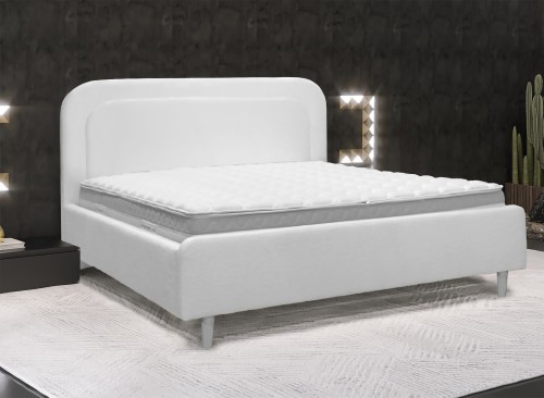 Łóżko Gulio tapicerowane wersja Light z pojemnikiem lub bez