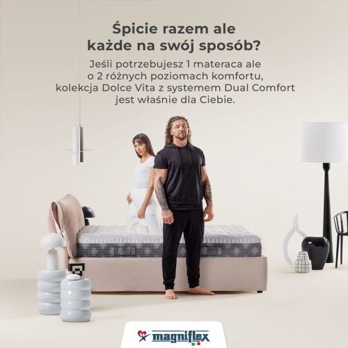 Materac Dolce Vita Deluxe Dual 12