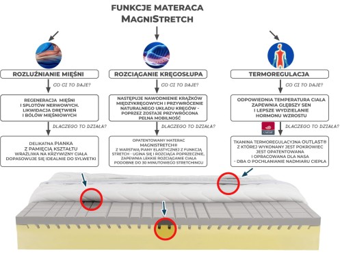Materac Magnistretch 10