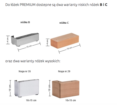 Łóżko tapicerowane Premium 70