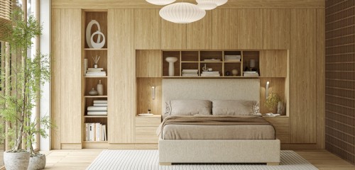 System mebli Sleep Varia ze stolikami nocnymi (fronty matowe)