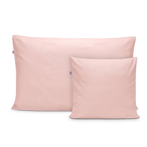 Poszewki bawełniane pudrowy róż | LaCama