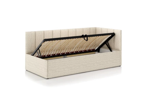 Łóżko dziecięce z pojemnikiem 81260 tapicerowane