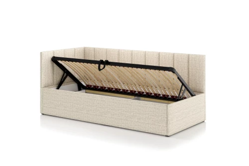 Łóżko dziecięce z pojemnikiem 81260 tapicerowane