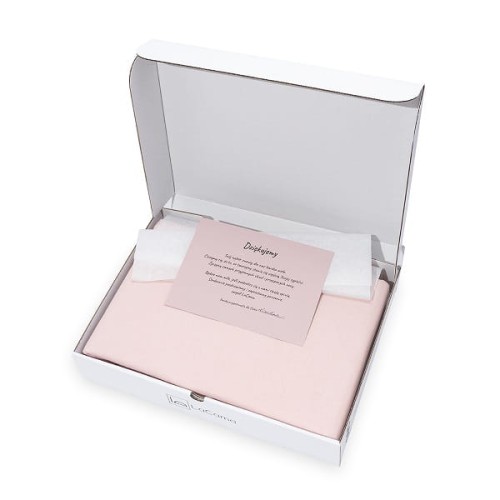 Prześcieradło różowe jersey premium | LaCama