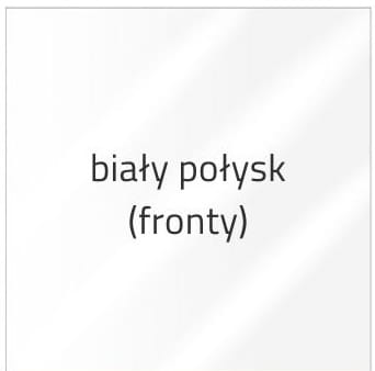 Łóżko w szafie/półkotapczan pionowy GENIUS (biały połysk) 120x200 | 140x200|160x200 z siłownikami gazowymi i szafami do wyboru