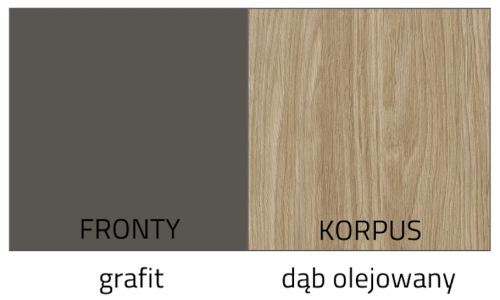 System mebli Sleep Varia ze stolikami nocnymi (fronty matowe)