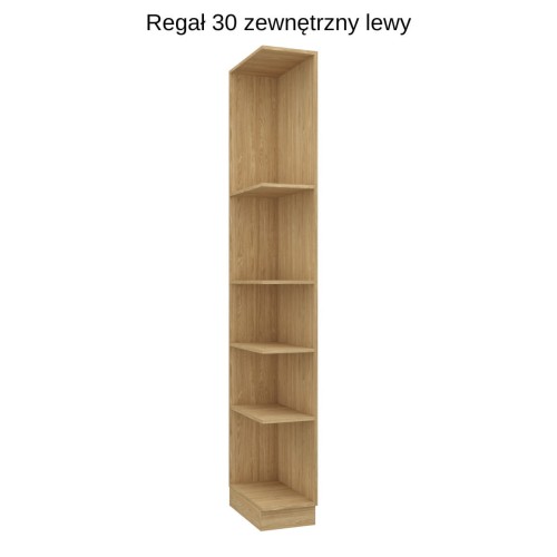 System mebli Sleep Varia ze stolikami nocnymi  dąb olejowany