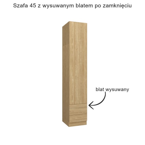 System mebli Sleep Varia ze stolikami nocnymi  dąb olejowany