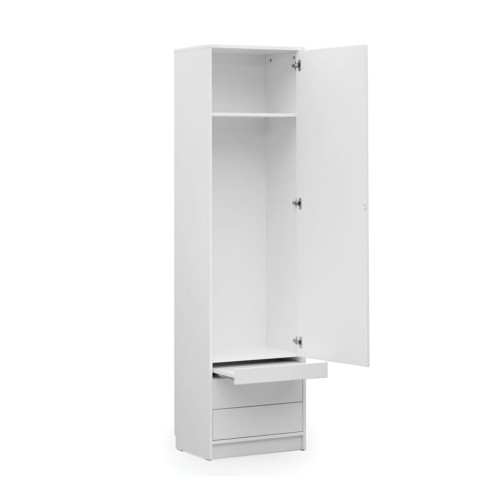 Półkotapczan poziomy Basic 90x200 | 120x200 | 140x200 dąb Sonoma jasny z szafami i nadstawką do wyboru