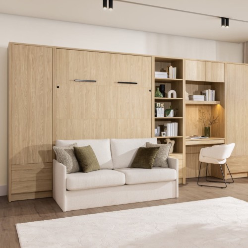 Sofa do półkotapczanu GENIUS 140 lub 160 cm rozwiązanie do małych pomieszczeń