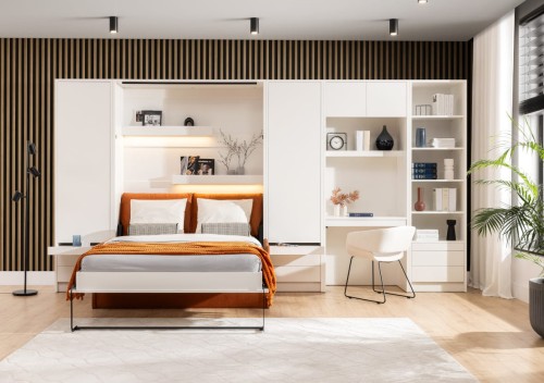 Sofa do półkotapczanu GENIUS 140 lub 160 cm rozwiązanie do małych pomieszczeń