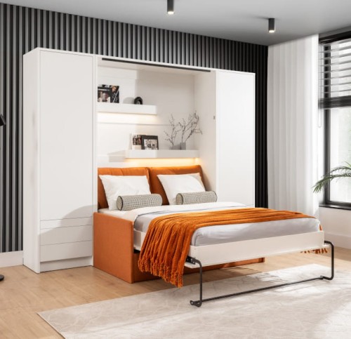 Sofa do półkotapczanu GENIUS 140 lub 160 cm rozwiązanie do małych pomieszczeń