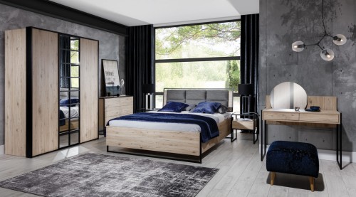 Szafa 2D Glass Loft z blendą prawa