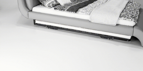 Łóżko składane Panama metalowe 80x190 cm