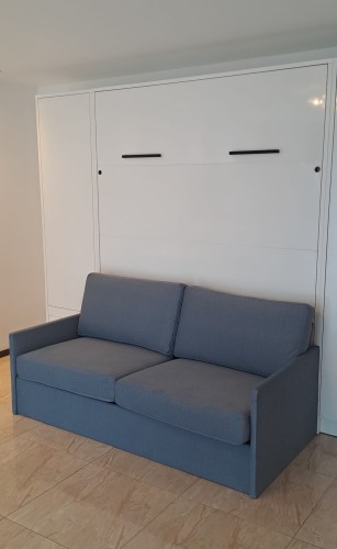 Sofa do półkotapczanu GENIUS 140 lub 160 cm rozwiązanie do małych pomieszczeń