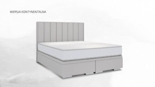 Łóżko tapicerowane Oliviero wersja Light z pojemnikiem lub bez