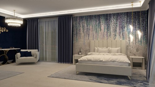 Łóżko tapicerowane Oliviero wersja Light z pojemnikiem lub bez