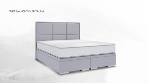 Łóżko kontynentalne Rocco z pojemnikiem lub bez
