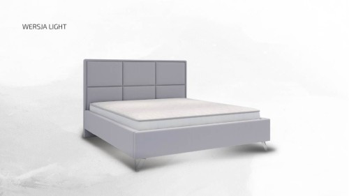 Łóżko kontynentalne Rocco z pojemnikiem lub bez