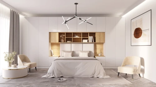 Baza łóżka ze stolikami nocnymi  z systemu zabudowy Sleep Varia dąb olejowany