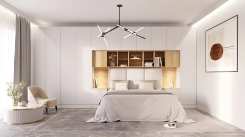 Baza łóżka ze stolikami nocnymi  z systemu zabudowy Sleep Varia dąb olejowany