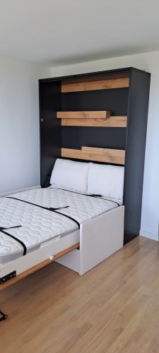 Sofa do półkotapczanu GENIUS 140 lub 160 cm rozwiązanie do małych pomieszczeń