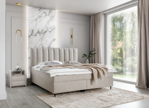 Łóżko kontynentalne Slim C20 160x200 cm z pojemnikiem na pościel w 7 dni