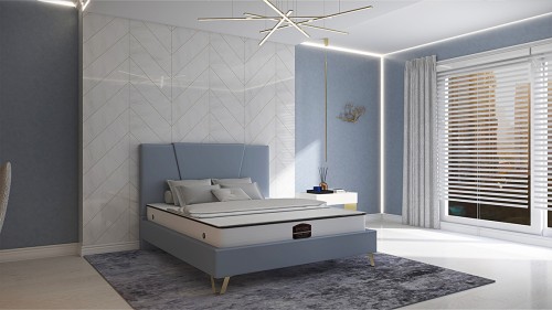 Łóżko tapicerowane Valentino  wersja Light z pojemnikiem lub bez