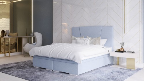 Łóżko kontynentalne Valentino z pojemnikiem lub bez