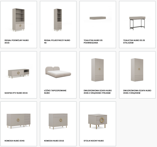 Sypialnia Nubo