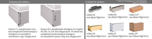 Łóżko tapicerowane Premium 70