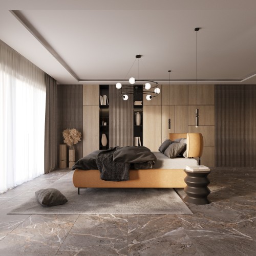 Łóżko tapicerowane Ovalo New Elegance